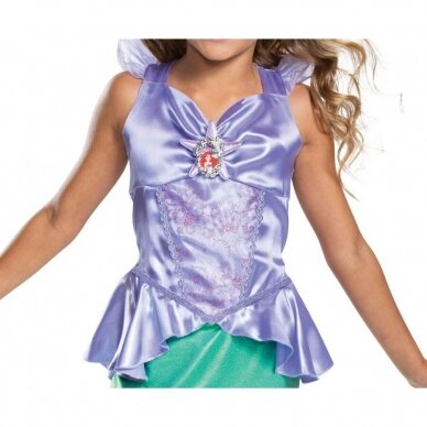 Ariel Deluxe role-play costume -The Little Mermaid Princess (licensed), size S (5-6 yrs) 2