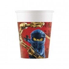 Puodeliai popieriniai "Lego Ninjago" (8vnt/200ml)