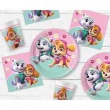 Puodeliai popieriniai "Paw Patrol Skye and Everest" (8vnt/200ml)