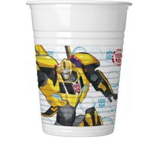 Plastic cups TRANSFORMERS POWER UP 200ml, 8 pcs (SUP label)