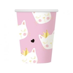 Paper cups Cat, 270 ml, 6 pcs.