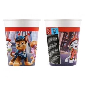 Paper cups (WM) Paw Patrol: The Movie, 200ml, 8 pcs (SUP label)