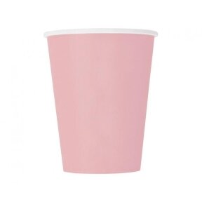 Paper cups light pink , 270 ml, 8 pcs (sup label)