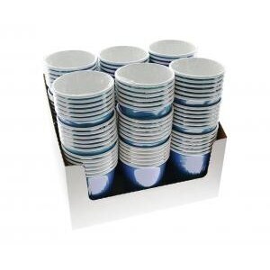 Paper cups Solid colour, dark blue, 250 ml, 6 pcs 1