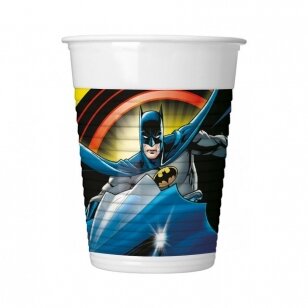 Puodeliai plastikiniai "Batman Rogue Rage" (8vnt/200ml)