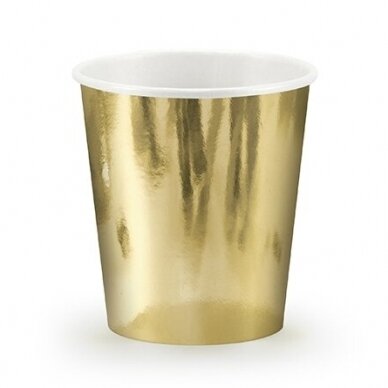 Cups, gold, 220ml