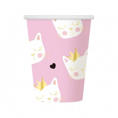 Paper cups Cat, 270 ml, 6 pcs.