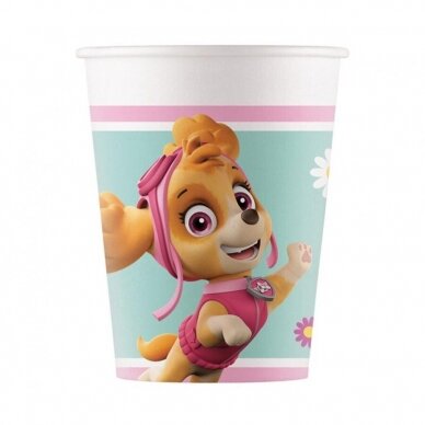 Paper cups (WM) Paw Patrol Skye & Everest Nickelodeon, 200ml, 8 pcs (SUP label)