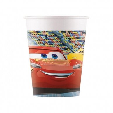 Paper cups (WM), Cars 3 (Disney), 200ml, 8 pcs (SUP label)