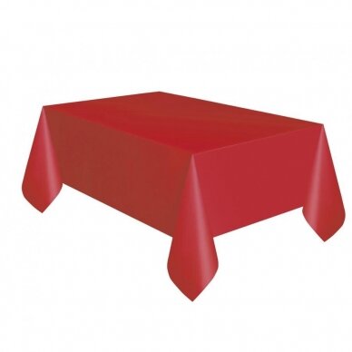 Tablecloth, red, 140x260 cm