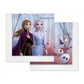 Paper napkins Frozen 2, 33x33 cm, 20 pcs