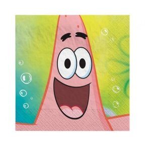 Paper napkins SpongeBob, 33x33 cm, 16 pcs.