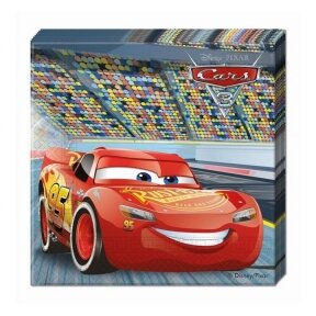 Napkins "Cars 3" 33x33 cm, 20 pcs