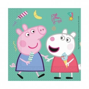 Servetėlės Kiaulytė Peppa Pig 33x33 (20 vnt.)