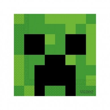 Paper napkins Minecraft, 33x33 cm, 20 pcs.