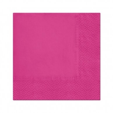 Paper napkins PAW Unicolor Hortensia 33 x 33 cm, 20 pcs