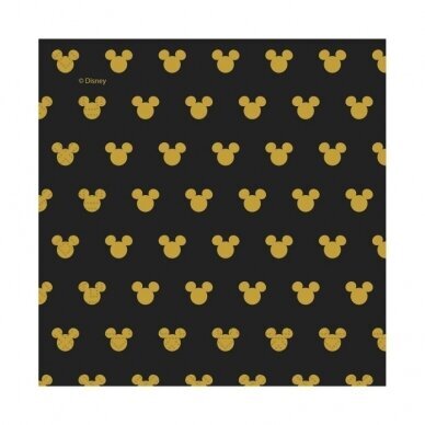 Napkins with Mickey Mouse "Mickey Gold" (20pcs/33x33cm)