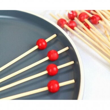 Cocktail picks "Red Bowls", 24 pcs 1