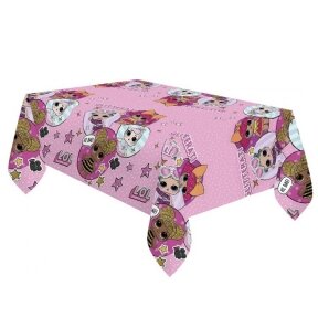 Plastic table cover LOL Glitterati, size 120x180 cm