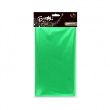 Foil tablecloth B&C metallic green, 137 x 183 cm 1