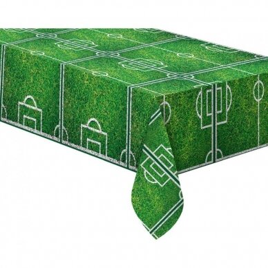 Plastic tablecloth "Football Party" 120x180 cm