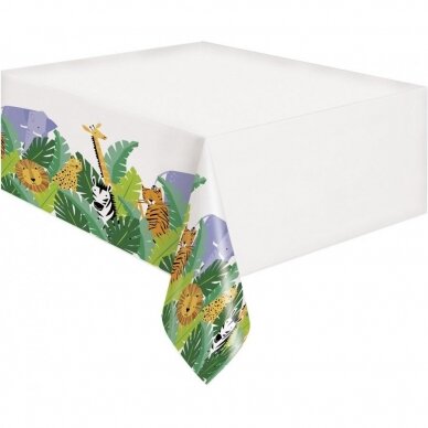 Plastic table cloth Safari, size 137 x 213 cm 1