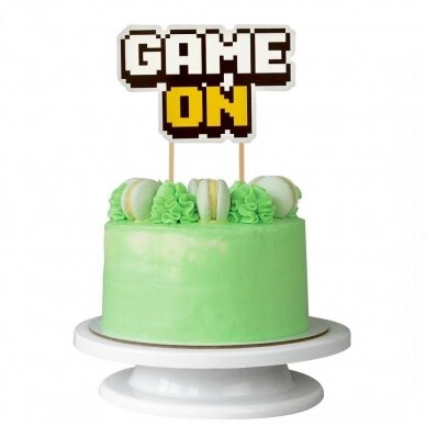 Cake topper Game on 1