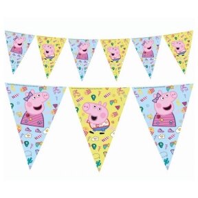 Banner Peppa Pig, 9 flags, 230 cm